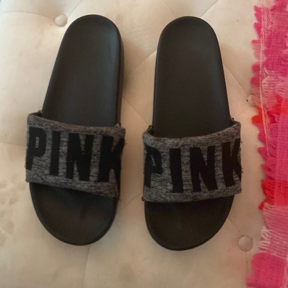 PINK Victoria's Secret Shoes - PINK Slides Size 8/9 Large